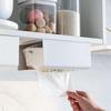 Japanese Wall-Mounted Plastic Tissue Box - Multi-functional Bathroom Storage