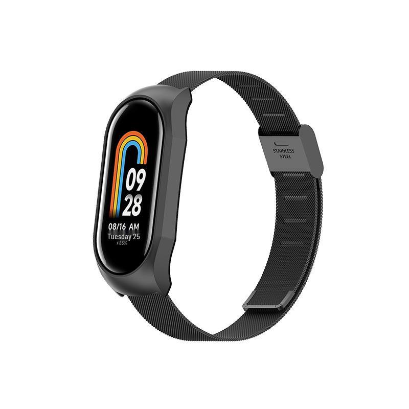 Universal Milanese Magnetic Metal Wristband for Xiaomi Mi Band 89 - New Stainless Steel 9th Gen Strap
