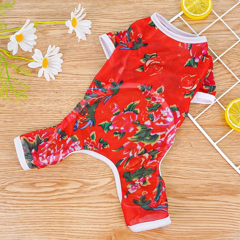 Pet Four-legged Clothes, Dog Four-legged Clothes, Cat Vests, Large Dog and Cat Supplies, Air-conditioned Suits, Mosquito Repellent