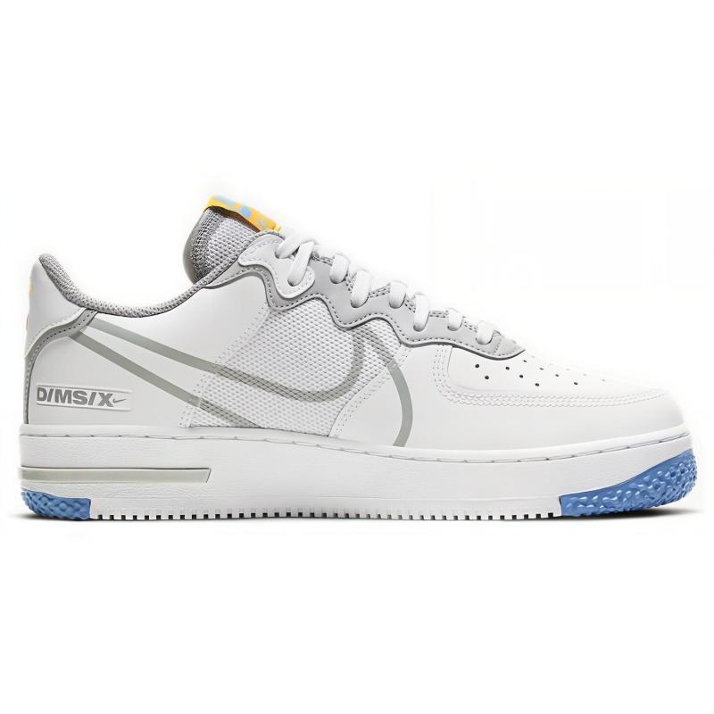 Nike Air Force 1 React 'Smoke Grey Gold' Sneakers CT1020-100