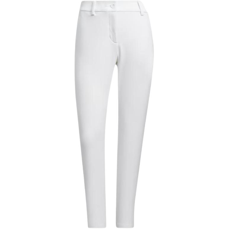 

Adidas 3-Bar Jogger Брюки Solid Fit Молния Прямые укороченные повседневные брюки Женские брюки Белые HC3761 S