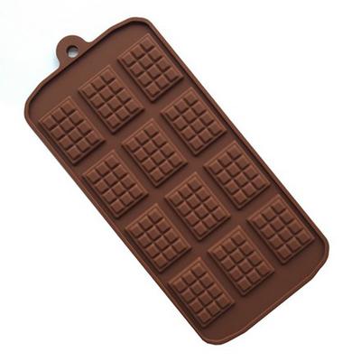 12 Rovnomerná forma na čokoládu Silikónová forma na fondant Forma na výrobu cukroviniek Pomôcky na zdobenie koláčov