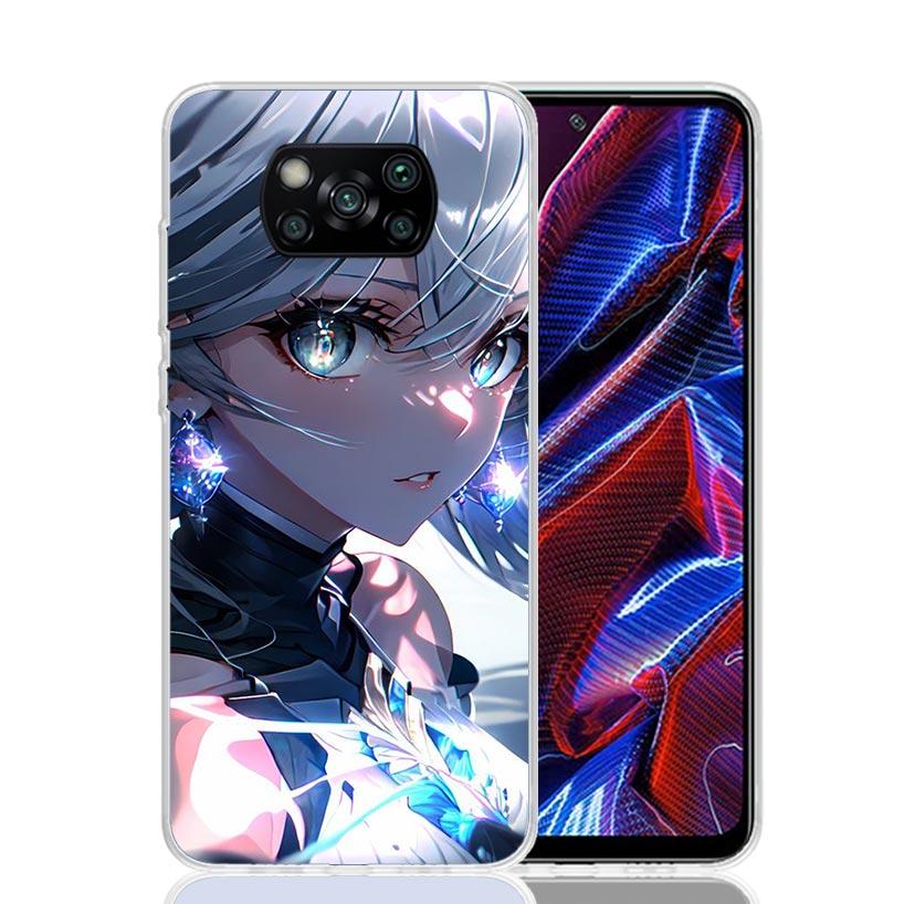 Honkai Star Rail Bronya Rand Phone Case For Xiaomi Poco X7 X6 X5 Pro F7 Ultra Redmi 15C 15 13 13C 12 12C 10 10A 10C 9 9A 9C 9T C