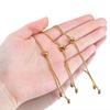 5Pcs Silver Necklace Extender Gold Stainless Steel Chains  Necklace Adjustment Accessories