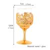 European Silver Metal&Glass Goblet Set-Elegant Embossed Stemware for Wine/Coffee, Luxury Wedding Gift, High-End Home Bar Decor