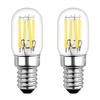 LED žárovka T22 E14 3W Teplá bílá 2700K pro ledničku, 250LM, AC 230V, Ekvivalent halogenové žárovky E14 25W, E14 Malá retro LED žárovka s vláknem
