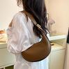Crescent Bag Women's New Versatile Shoulder Messenger Bag High-end Casual Fashion Saddle Bag