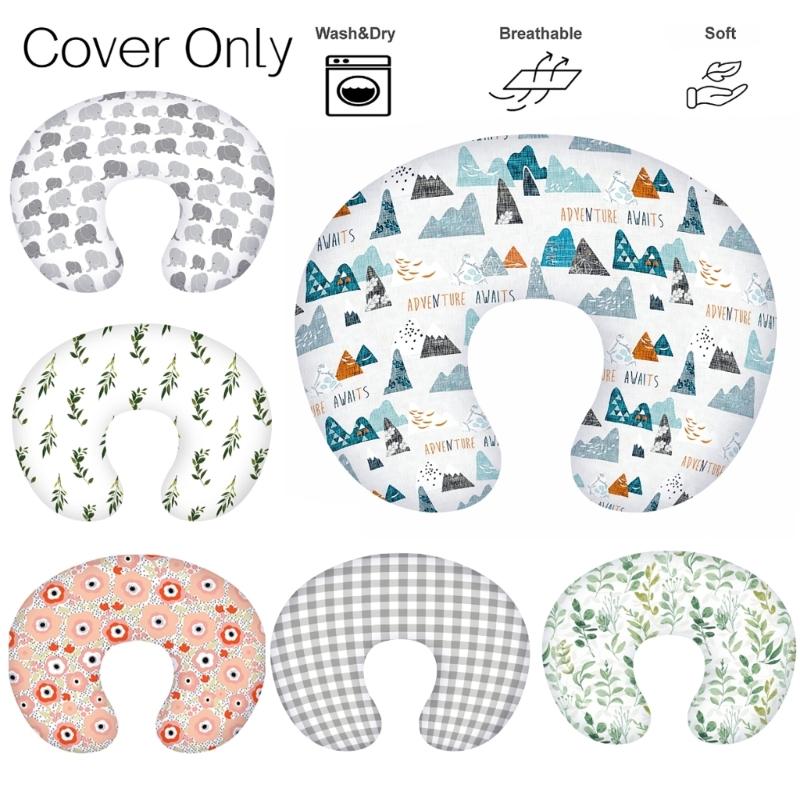 Atmungsaktiver Kissenbezug Weicher Waschbarer Babykissenbezug Kissenbezug Stillkissenbezug Kissenbezug