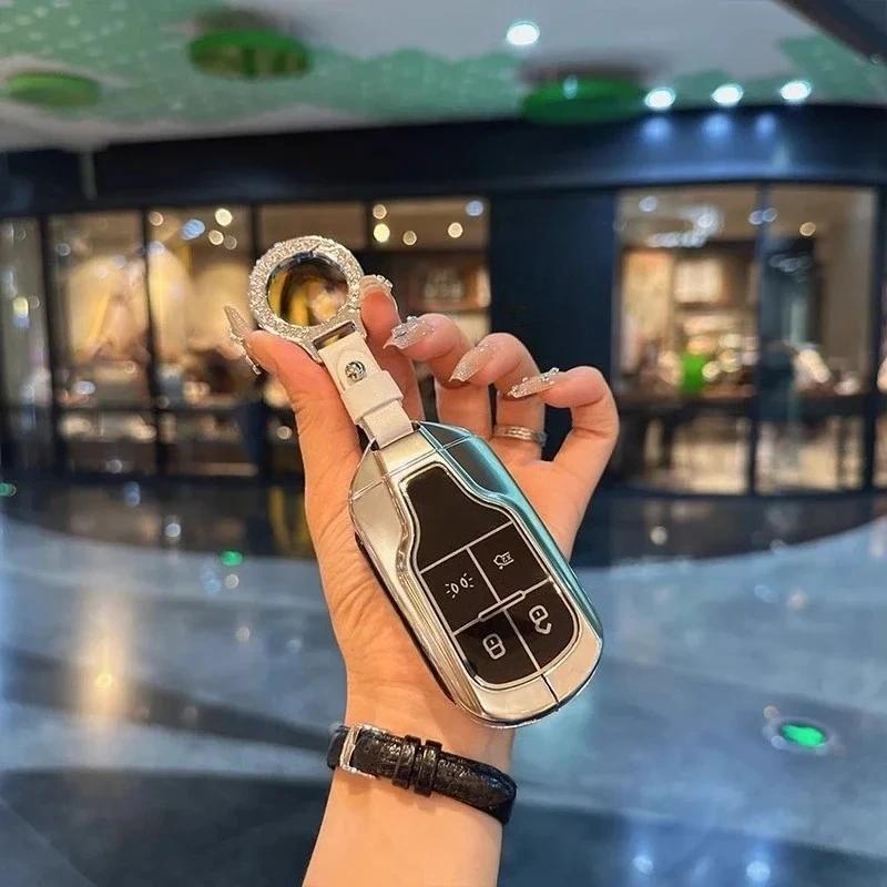 Car Key Case For Maserati Levante Ghibli Quattroporte Gt Granturismo Grancabrio Tpu Cover Shell Fob Protector Accessories