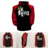 Luxurious King And Queen Crown Couples Matching Hoodies For Men And Women