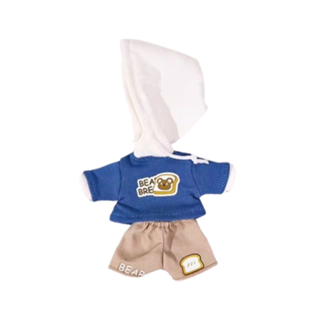 

Casual Wear Doll Sweatshirt Set Bear Pattern Hippop Shorts Set OB11 Doll Hoodie Set GSC Body Style E
