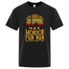 "Corsa Divertente di Mordor dell'Evento Annuale della Terra di Mezzo" T-Shirt Unisex - Estiva 100% Cotone Oversize Street Hip-Hop Grafica