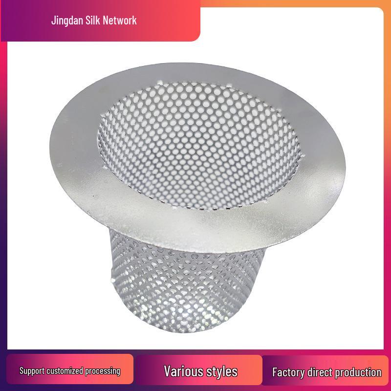 Perforierter Filterkartusche aus 304 Edelstahl - Hitzebeständiger Netz-Zylinder für die Abwasserfiltration.