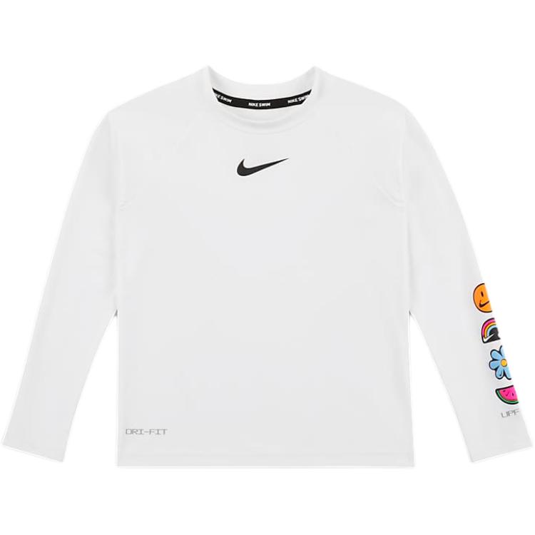 New Nike T Shirt White/Black Children Aged 3 7 Years Old FZ6478-100