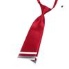 Korean Version Of Professional Sharp Corner Gray Small Tie Japanese Bow Tie Flower Ribbon Bow Student Business Women'S Tie
