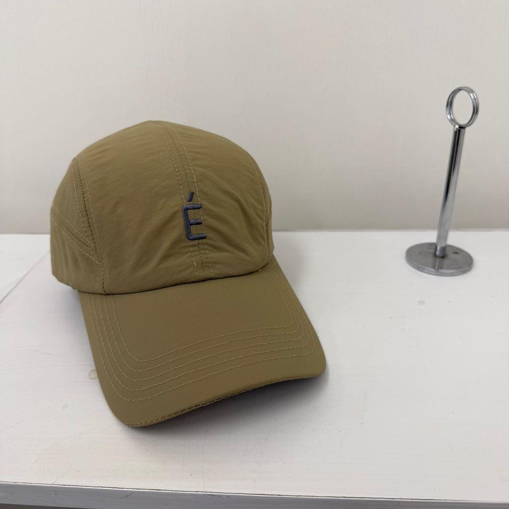 E Letter Embroidery Thin Drawstring Quick-drying Baseball Cap Men's and Women's Spring and Summer Outdoor Sports Sunshade Cap