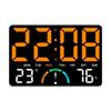 High Visibility Large Screen LED Digital Clock Temperature Humidities Display