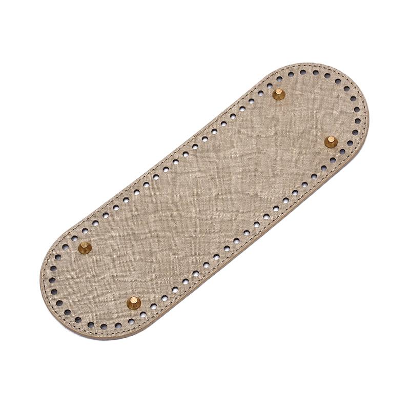 30*10Cm Oválné Dno Pro Pletenou Tašku PU Kožené Doplňky K Tašce Ručně Vyráběné Dno DIY Háčkované Dno Tašky Jednobarevná Část Tašky