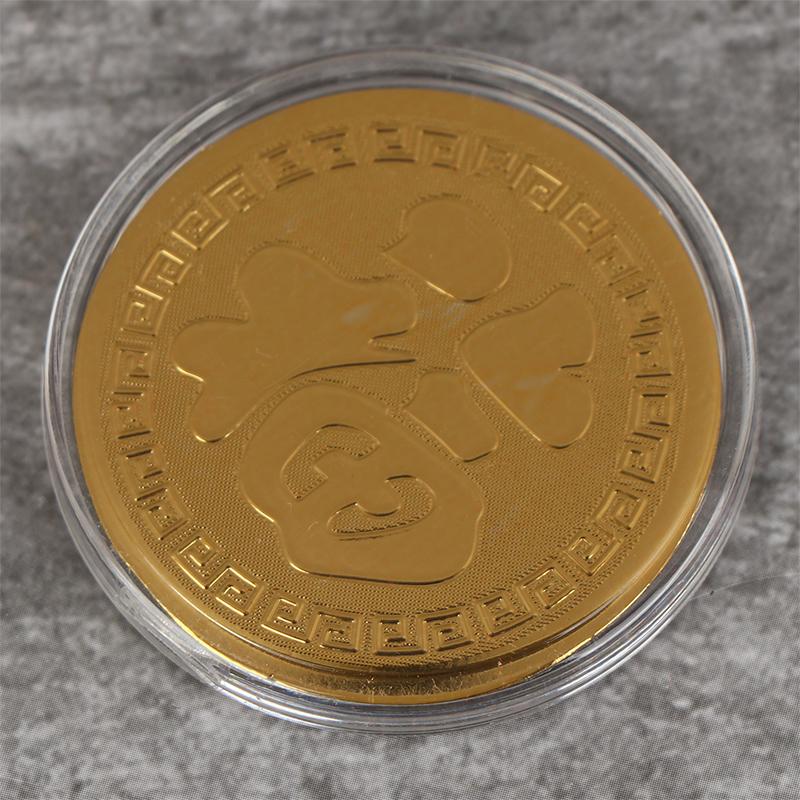 1Pc 2026 Year Of The Horse Chinese Coin With Storage Bag Lucky Animal Horses Commemorative Coins New Year Collection Souvenir