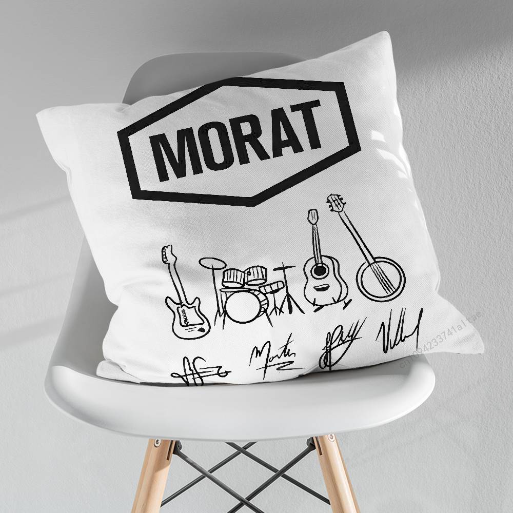 Band MMorat Pillowcase for Sofa Room Office Decor Printing Merchandise AllMatch Cushion Cover