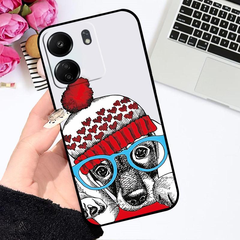 For Xiaomi Poco C65 Case Redmi 13C 4G Cute Cartoon Cover Soft Silicone Phone Case For Xiaomi Redmi 13C Poco C65 C 65 Bumper
