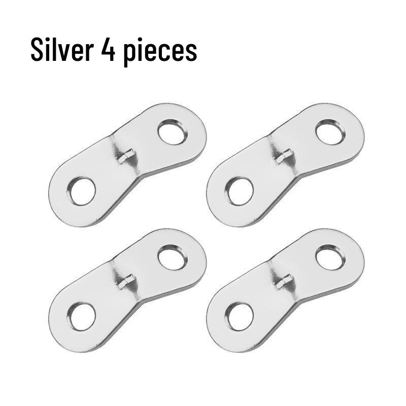 Double-Eye Fixed Outdoor Aluminum Alloy Tent and Canopy Rope Buckle