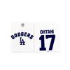 [Fanatics] Fanatics Los Angeles Dodgers Shohei Ohtani Name and Number T-Shirt Kids White ML25AS004J WHITE (WHITE)
