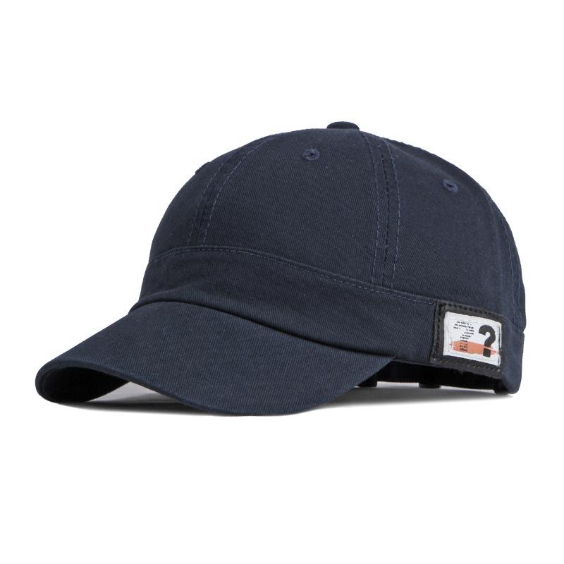 Nieuwe Baseballpet Heren Dames Effen Korte Klep Snapback Casual Katoenen Vizier Lente Zomer Buiten Zonbescherming Pet Eenvoudige Trucker Pet 55to60cm Adjustable