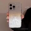 ins white line butterfly for iPhone17/16 mobile phone case Apple 15 glitter 13 beautiful 12 soft case 14
