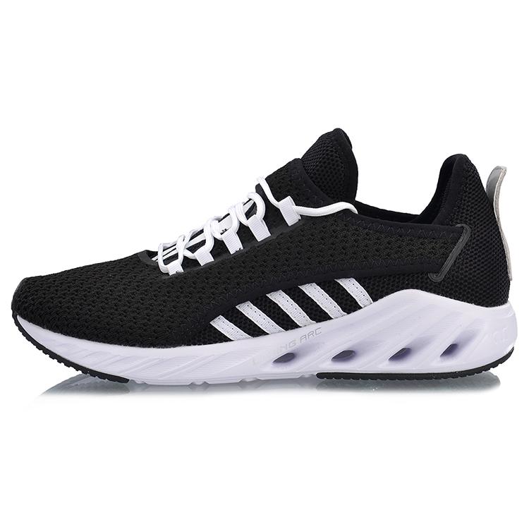 

New LINING Half Air Cushion Running Shoes Women s Low top Black/White ARHP006-6 35