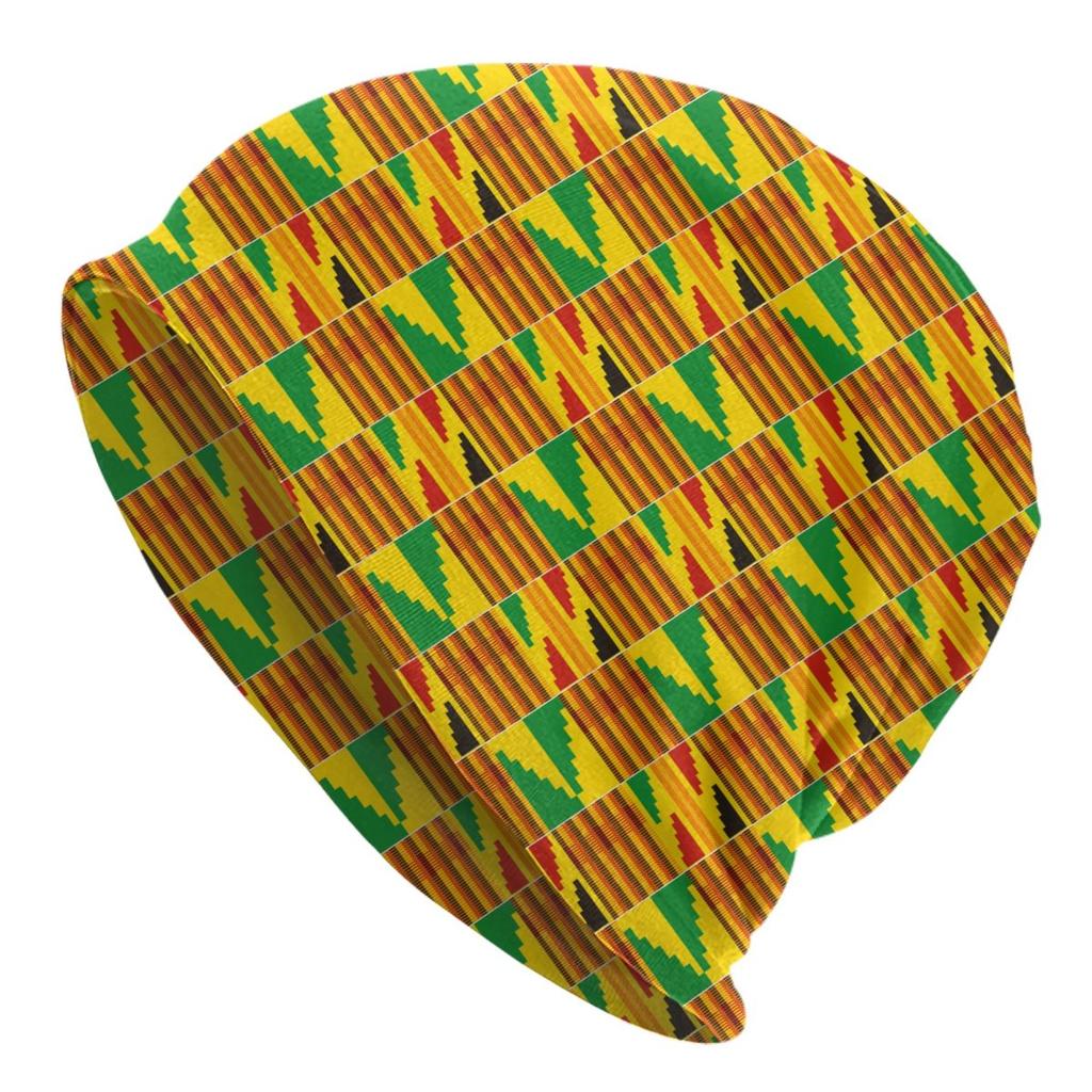 Custom African Ethnic Tribal Ankara Pattern Bonnet Hat Knit Hat Unisex WoUnisex Fashion Unisex Adult Winter Warm Skullies Beanies Caps