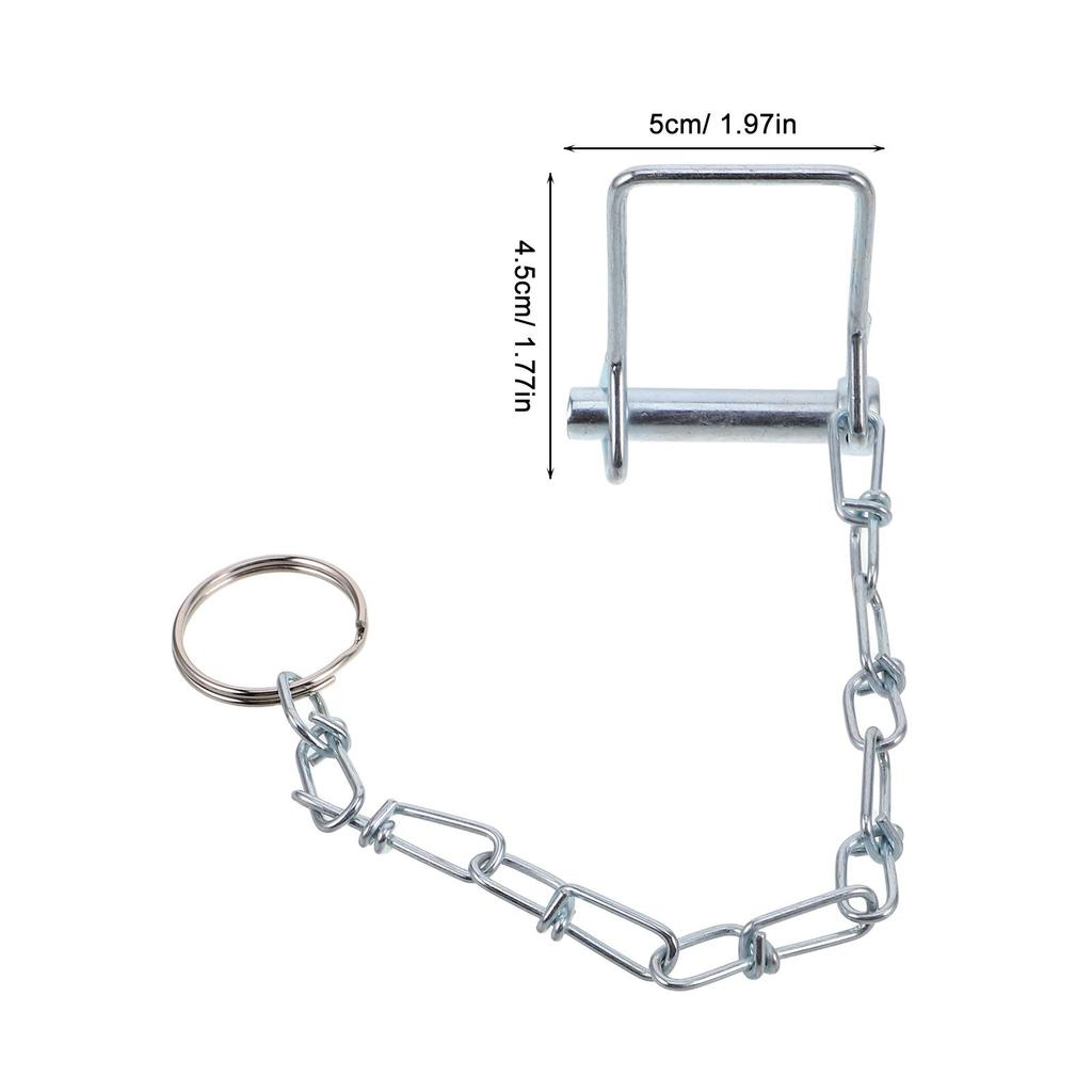 Trailer Coupler Pin With Chain Steel Safety Pins Heavy Duty Secure Mounting Of Hitches Wire Lock Pins Trailer Hitch Locking Pins