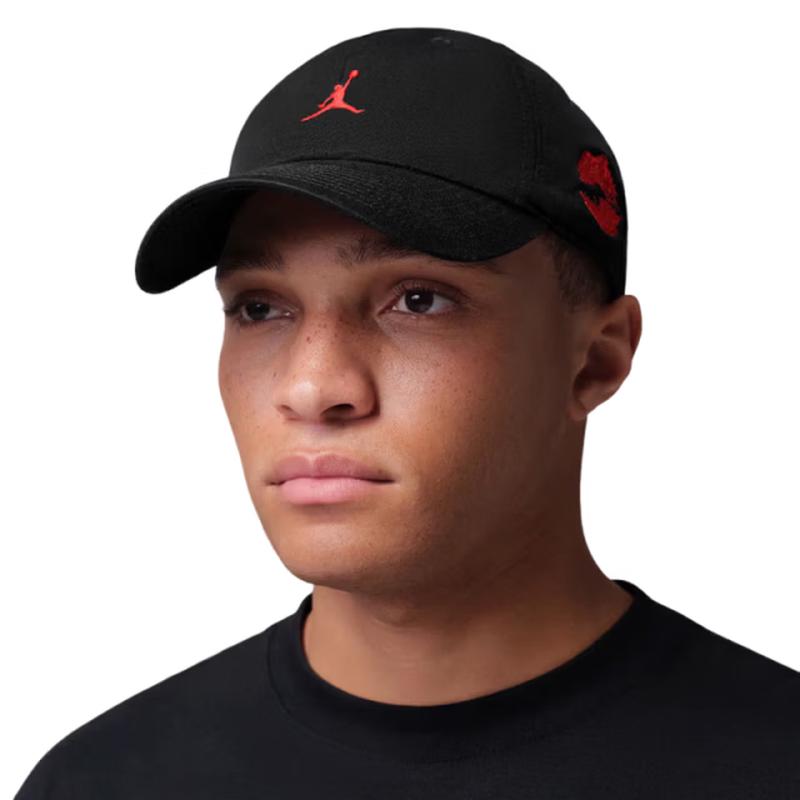Jordan Unisex Lip Print Embroidered Baseball Cap M/L