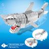 Sea World Bausteinspielzeug Hai Hummer Wasserlebewesen DIY Zusammengebautes Bausteinspielzeug Kreatives Weihnachtsgeschenk für Kinder