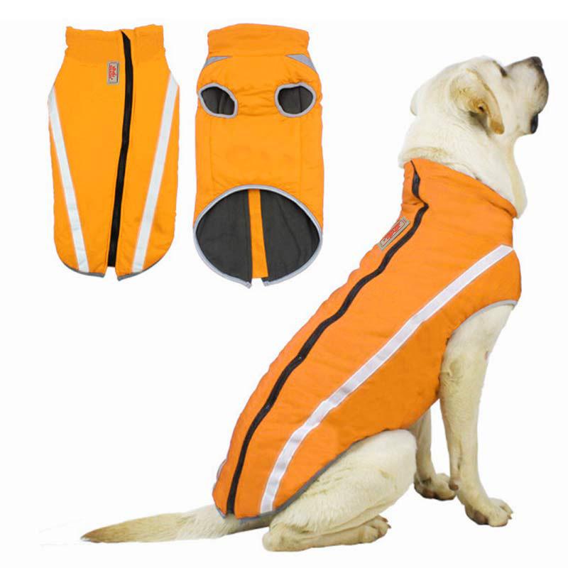 Luxury Eco-Friendly Winter Vest for Plus Size XL-6XL Dogs-Warm Fleece Lined Cozy Coat for Large Dogs