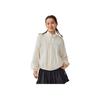 Skechers Fashionable Versatile Soft Loose Jacket Women Jackets Cotton-Candy-White L225W095-0074