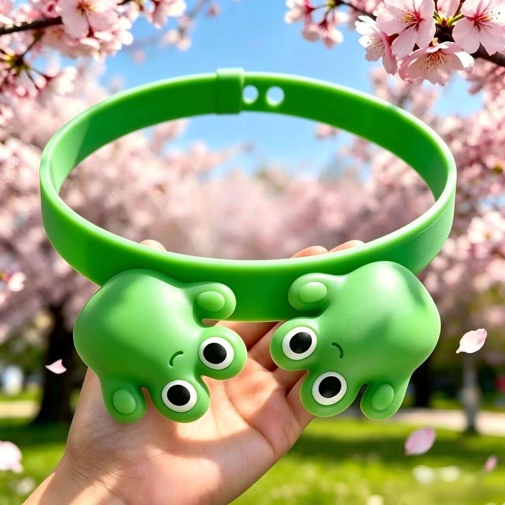 3D Printing Sun Protection Cap Creative Outdoor Beach Hat 3D Printing Frog Cap Beach Holiday