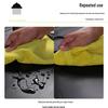 Intimate Waterproof Bed Sheet for Couples - Black, Oil & Water Resistant Thickened Pad for Sensual Activities & Massage