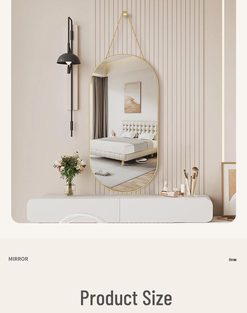 Star City Wall-Mounted Vanity Bathroom Mirror for Dormitories
