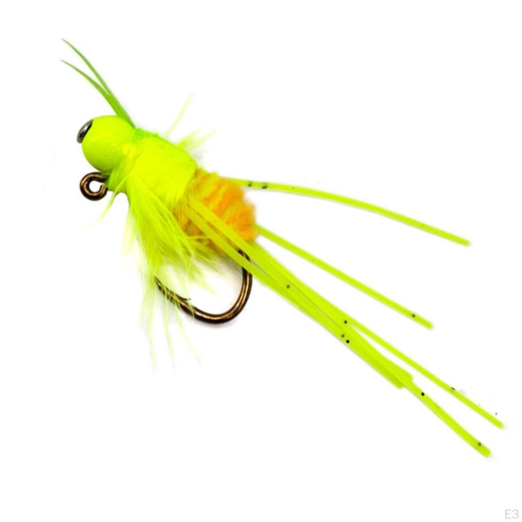 5 Fly Fishing Baits with Hooks And Storage Containers for River Anglers