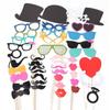 Birthday Party Handheld Photo Props Christmas Decorations Photo Booth Accessories Party Supplies