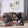 Game Danganronpa Blankets  Soft Warm Comfortable Plush Throw Blanket For Kids Adult Couch Chair Flannel Bedspread Bed Cover