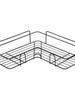 Wall-Mounted Corner Bathroom Shelf - Toilet Vanity Storage Rack