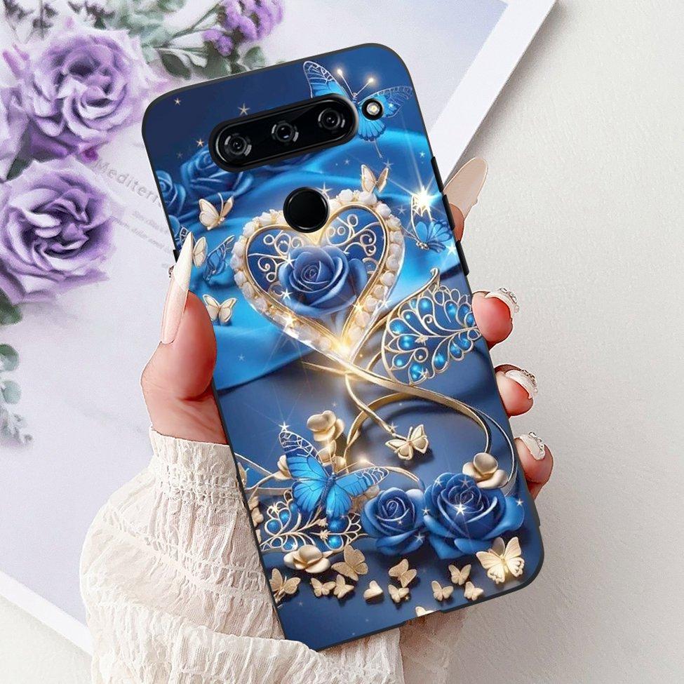 Funda For LG V40 ThinQ Case Cover Silicone Luxury Fashion Cute Cat Cool Shockproof Bumper Casing For LG V405 LM-V405 LM-V409N