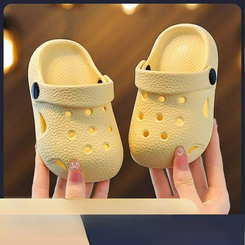 

Closed-Toe & Heel-Cover Kids Clogs | Soft, Anti-Slip Indoor & Outdoor Sandals for Older Boys & Girls 26-27 size/inner length 16.5cm жовтий