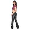 Dames Trendy Elastische Kwast Bell-Bottom Jeans