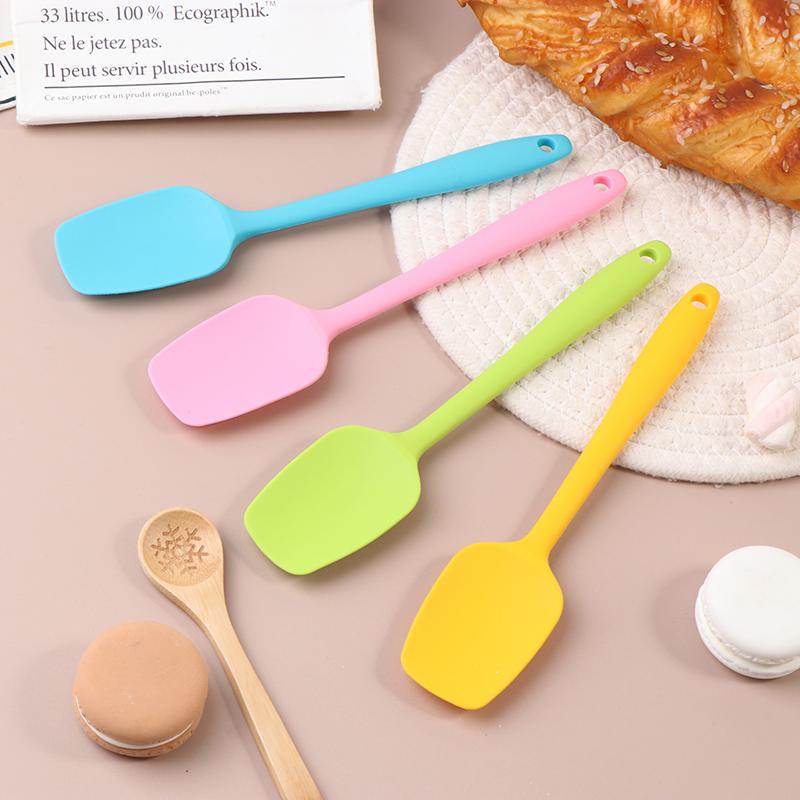 1Pc Silicone Cream Baking Scraper Thicken Cake Spatula Mixing Batter Scraper Non Stick Butter Mixer Kitchen Cooking Tool