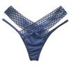 European & American Ice Silk Low-Rise Sporty Thong - Sexy, See-Through, Hollowed-Out Design