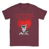 Vintage Cannibal Corpse Heart Cat TShirts for Men Round Collar Cotton T Shirts  Short Sleeve Tee Shirt Graphic Tops
