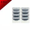 8 Pcs 3 Layers Men Face Razor Blades Shaving Blades Shaver Sharpener Razor Blade